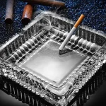 Square Glass Ashtray