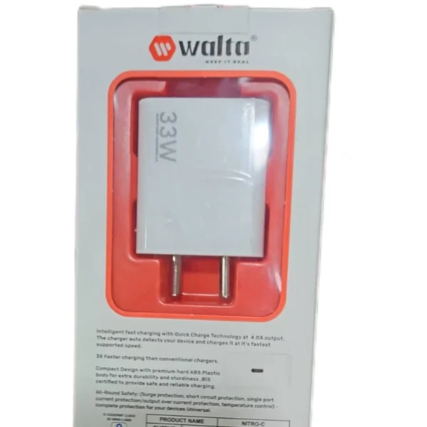 33W Fast Charger Type C Cable