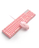 Pink Mechanical Gaming Keyboard