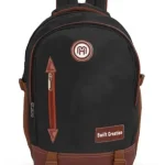 Black Polyester Laptop Backpack