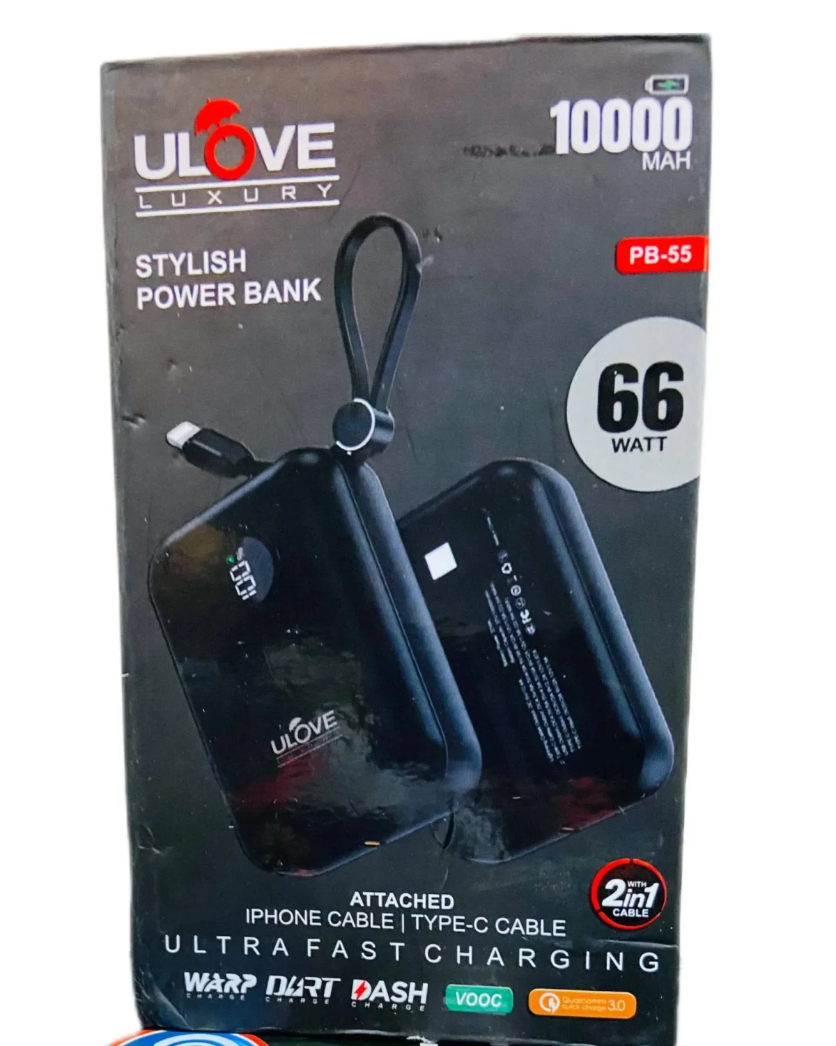 Ulove luxury stylish power bank 10000mah - Image 2