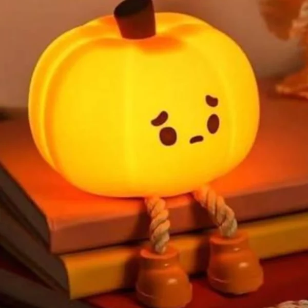 Cute Pumpkin Silicone Night Ligh