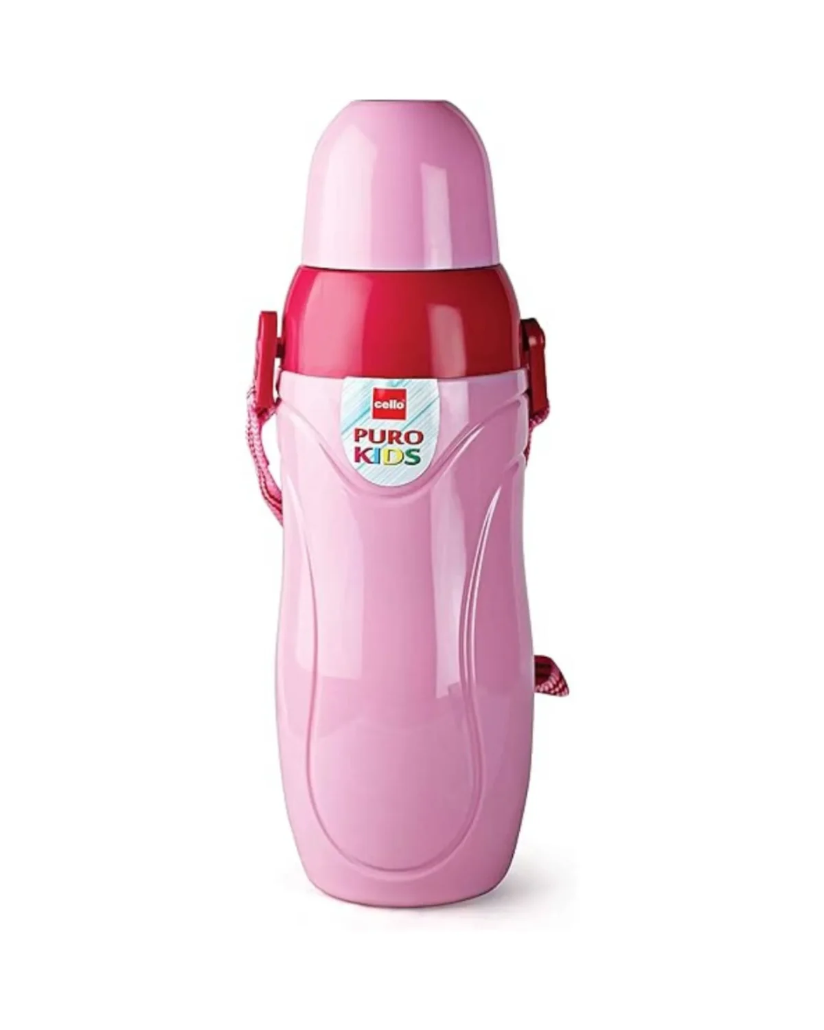 Cello Puro Kids Insulated Water Bottle for Kids, 600 ML, Pink - Image 2