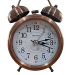Twin Bell Copper Table Alarm