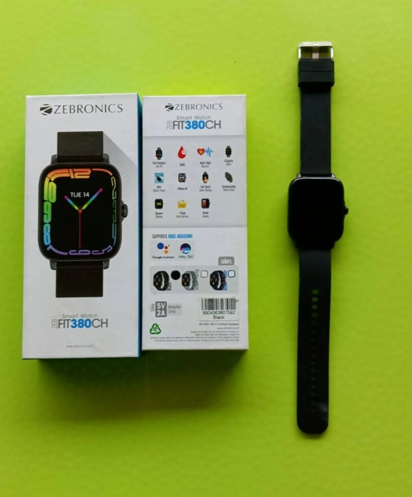 zeb-fit380ch-smart-watch.webp ZEBRONICS swart watch - Image 1