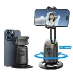 Face Tracking Tripod with 360° Rotation Mobile Stand for Video Shooting & Photography Gimbal Stabilizer with Gesture Control & No App Needed Gimbal for