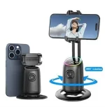Face Tracking Tripod with 360° Rotation Mobile Stand for Video Shooting & Photography Gimbal Stabilizer with Gesture Control & No App Needed Gimbal for