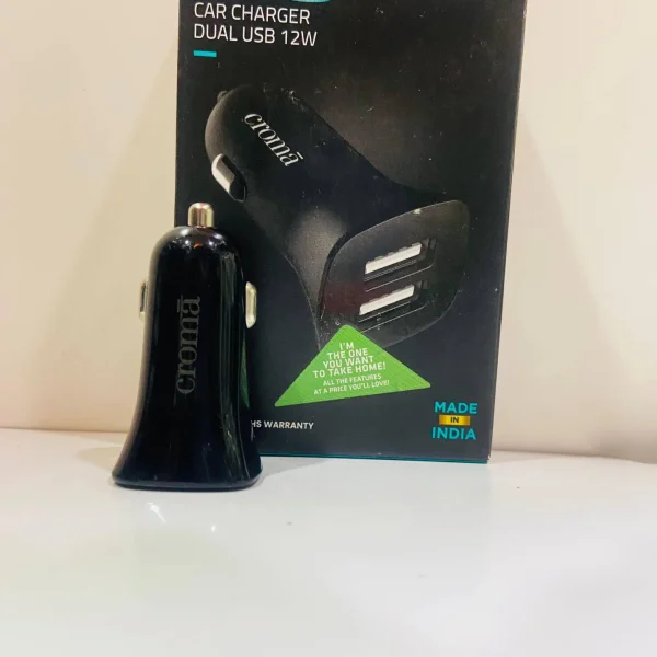 Car charger duAl USB 12w