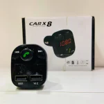 Printme Universal Car Bluetooth- CAR X8 FM Transmitter Car Kit for Hands Free Call Receiver/Stereo Music Player/TF Card/Aux