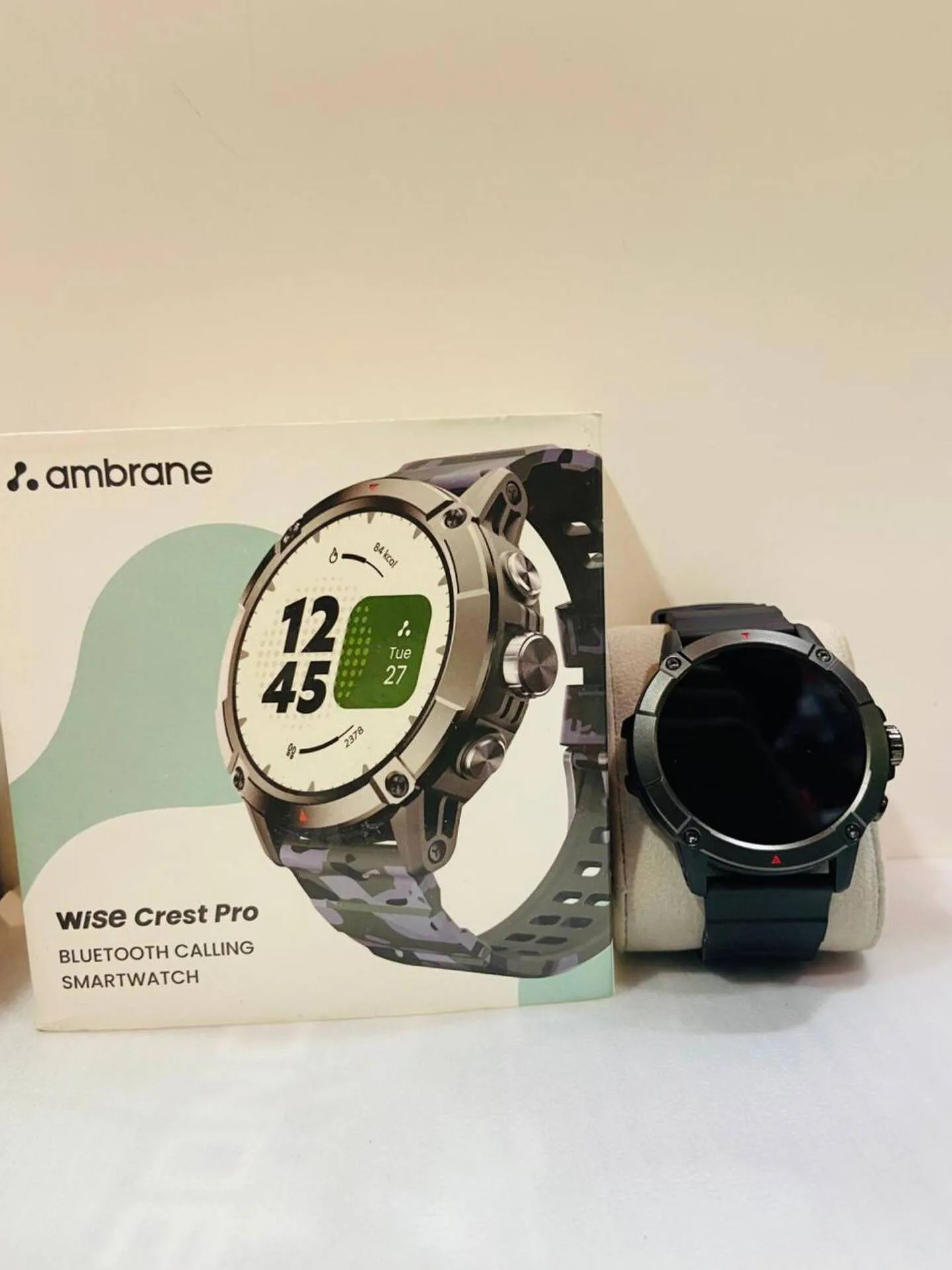 InShot_20250801_120819221 Ambrane Bluetooth calling smartwatch - Image 1