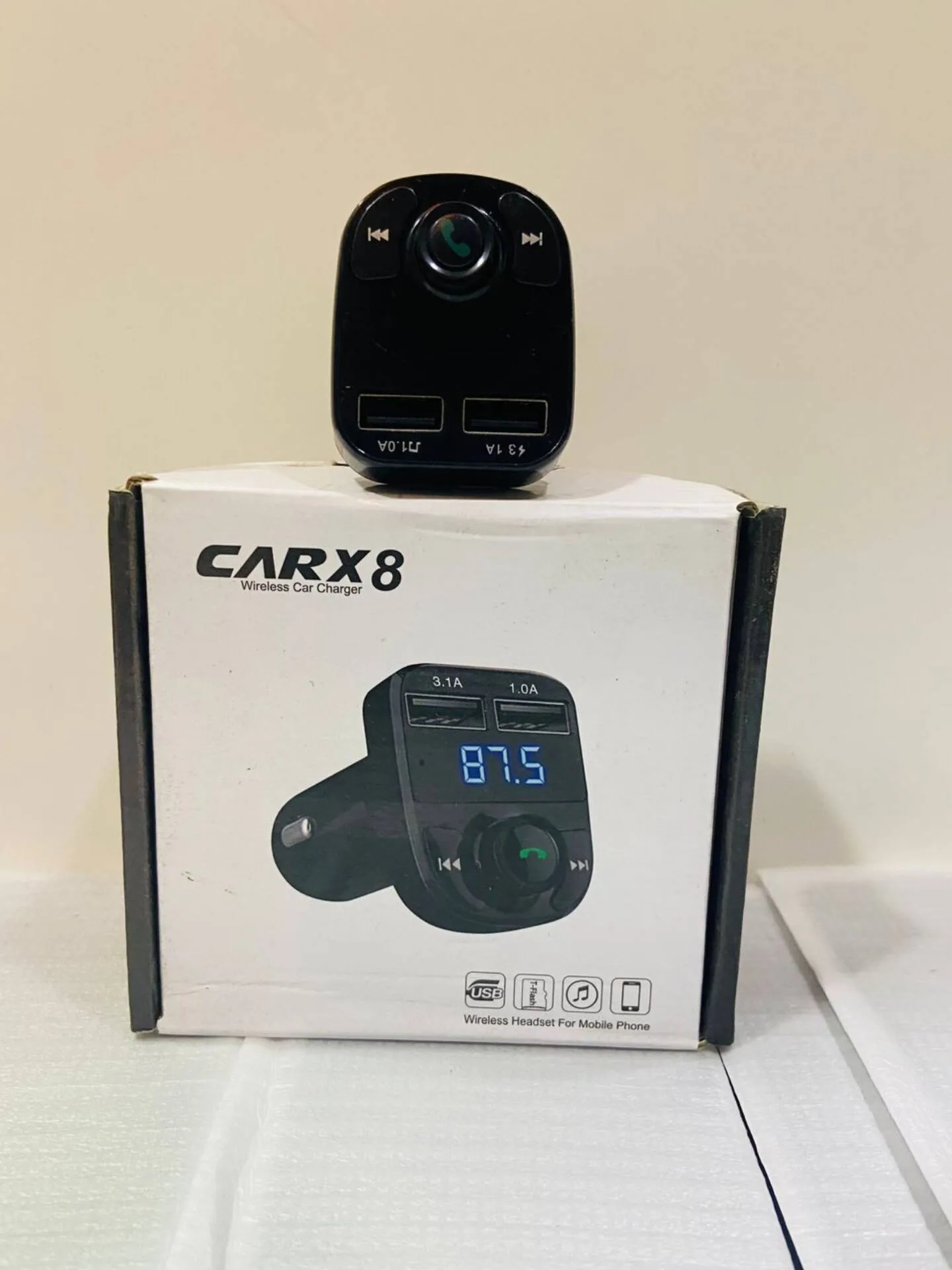 InShot_20250808_111617912 JERK Car X8 Dual USB Car Charger Hands-Free Wireless - Image 1