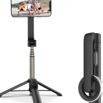 pperfcoo Selfie Stick Magnet, Super Strong Bluetooth Remote Control, Portable Stand, Tripod Mount, Wireless, Selfie Stick, Foldable, 360° Rotation, Shutter Included, Multifunctional, Compact, Easy to