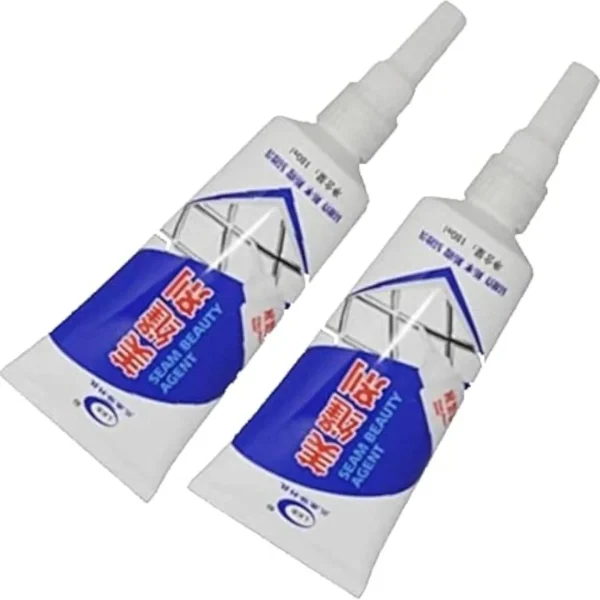 Mixed Tile Grout Repair Squeeze Tube Grout Pen, Ideal to Restore The Look of Tile Grout Lines, Gap Refill Reform Sealant (White)