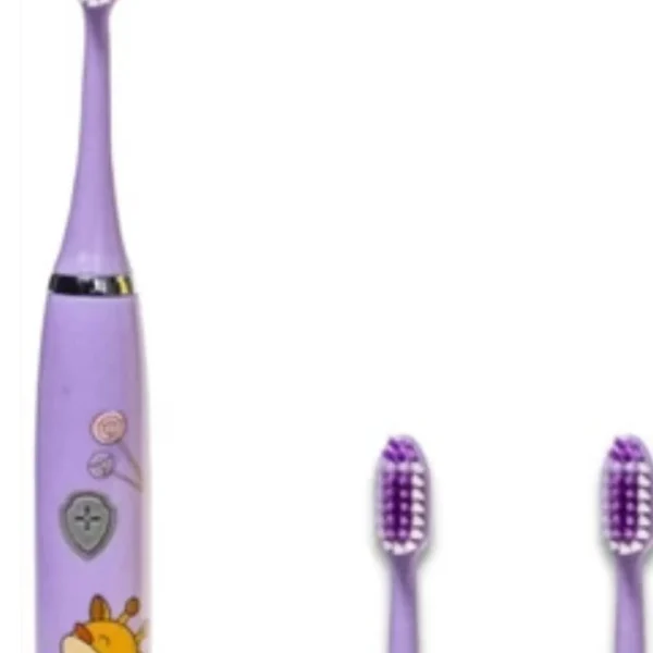 Cartoon Printed Battery Operated/Powered Vibrating Electric Toothbrush For Boys, Kids, Girls Soft Bristles, Easy To Use Tooth Brush For Children