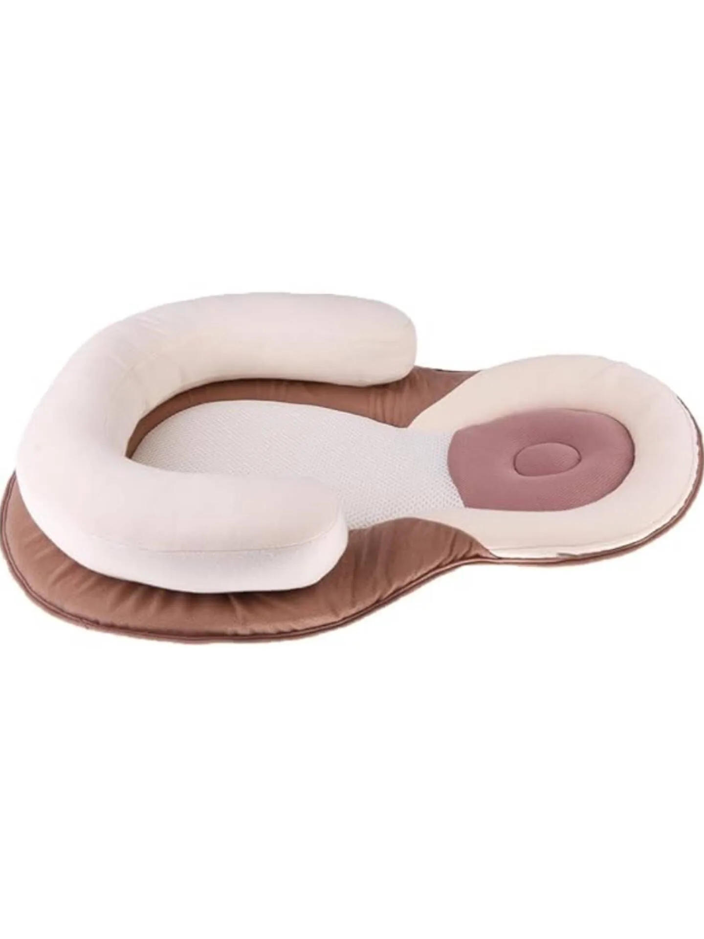 InShot_20250817_121433676 Fashion New Baby Safe Cotton Pad Antiroll Anti Rollover Sleep Mat Pillow Bed Pillows - Image 1