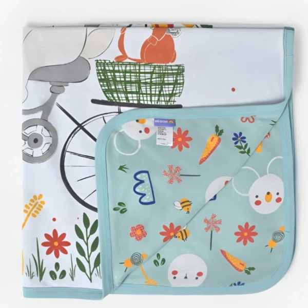 Super Soft Quilted Baby Blanket, Crib/Nursery Blanket for Girls, Boys, Newborns and Toddlers, Oversized 47" x 39" (Little Red Riding Hood)