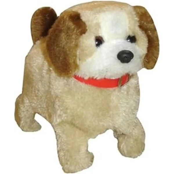 Jumping Walking Barking Dog Soft Toy Musical Puppy Battery Operated Back Flip Jumping Dog Plush Toy for Kids