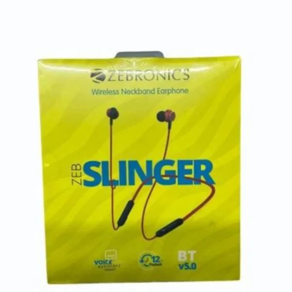 Wireless Neckband Zeb-Slinger Earphone.