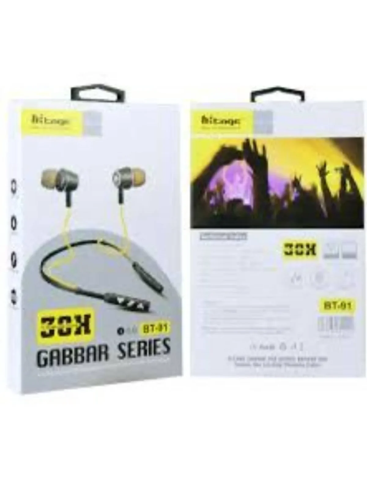 Bluetooth Neckband BT-91 30 hrs Music Playtime Wireless Bluetooth Neckband/Bluetooth Neckband Headset - Image 2