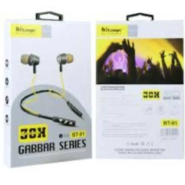 Bluetooth Neckband BT-91 30 hrs Music Playtime Wireless Bluetooth Neckband/Bluetooth Neckband Headset