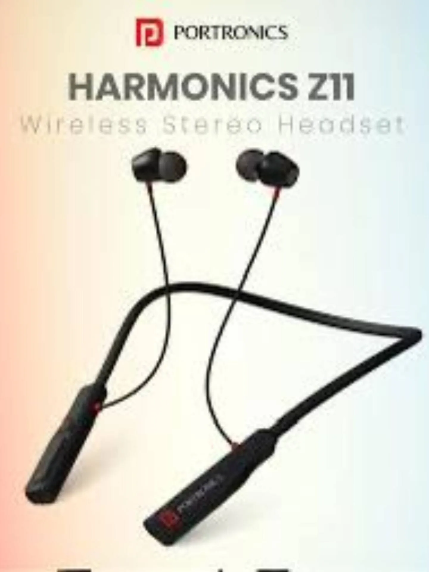 InShot_20250823_143727424 Portronics Harmonics Z11 Bluetooth Wireless in Ear Earphones with Upto 35 Hours Playback & Magnetic Earbuds(ON/Off), 10mm Dynamic Driver, High Bass, HD Mic, Redial Button, Type C - Image 1