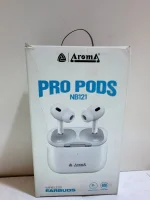 PRO PODS NB121 Wireless Bluetooth Earbuds - 20H Playtime, IPX5 Waterproof, Touch Control, Noise Cancellation, Stereo Sound w/Charging Case for Android, iPhone