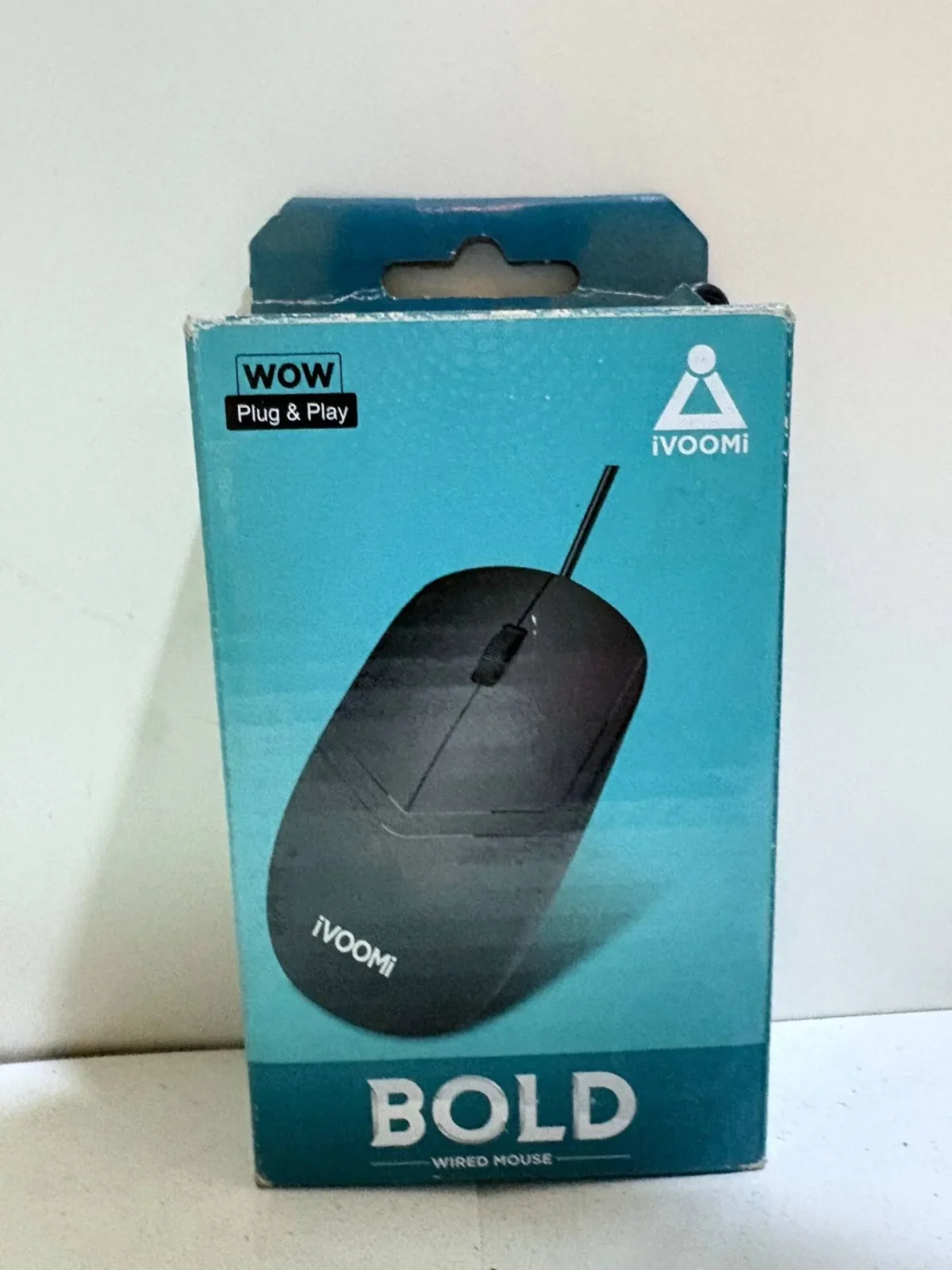 IVOOMI BOLD WIRED OPTICAL MOUSE (black) - Image 2