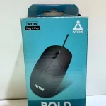 IVOOMI BOLD WIRED OPTICAL MOUSE (black)