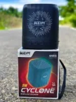 NDM Classic Mini-X Tuneroll Wireless Speaker, BT/USB/TF/FM, 5W Output, 80-20kHz Frequency Response, 5Hrs Playtime, 500mAh Battery (Black)