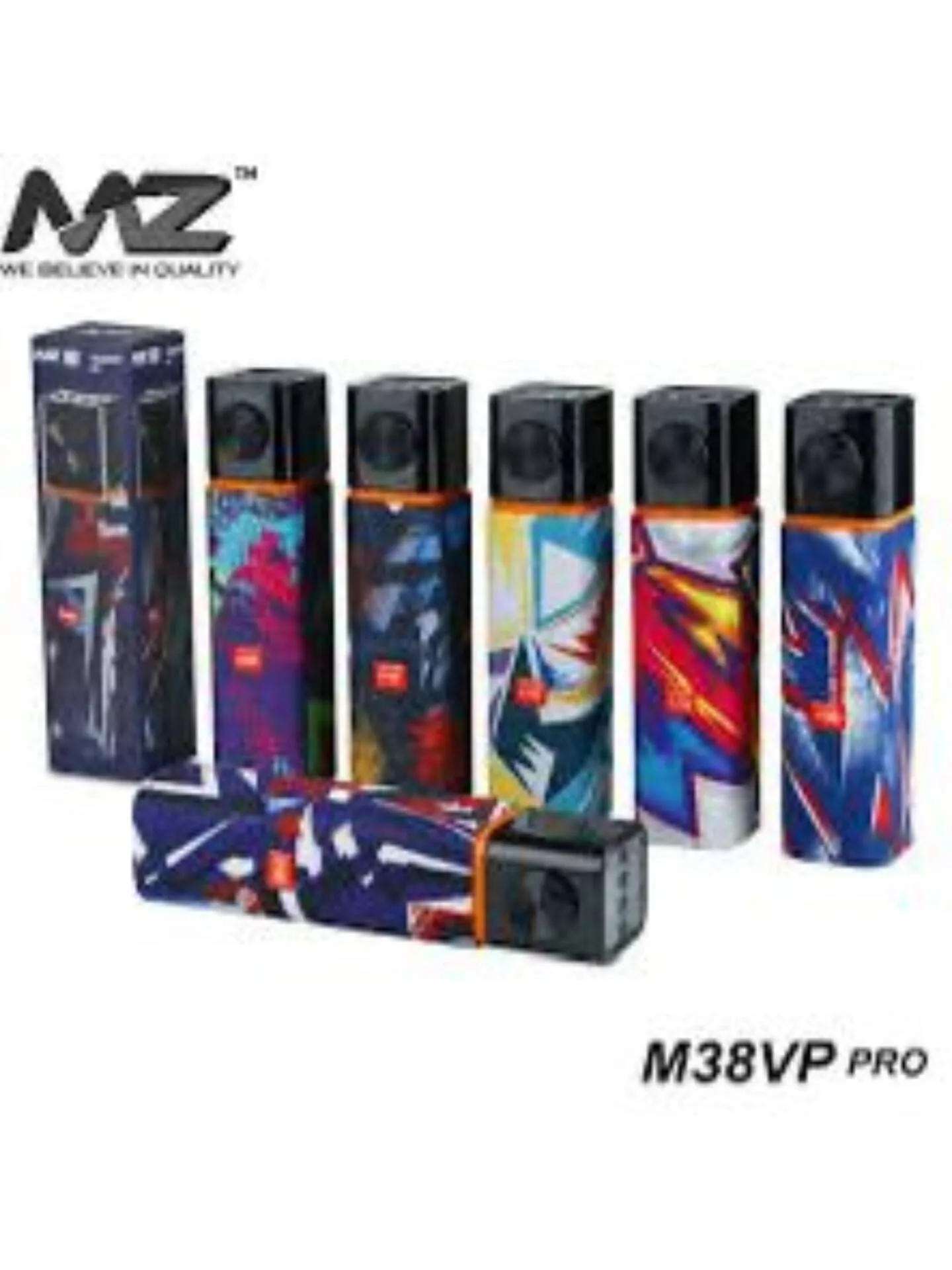 InShot_20250825_192507008 MZ M38VP PRO Portable Bluetooth Speaker - Multicolor | with High Bass | 10W Bluetooth Speaker | Wireless Connectivity | Clear and Crisp Audio Performance - Image 1