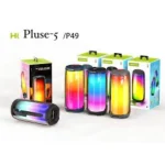 WK LIFE BORN TO LIVE D31 Sound Pulse Colorful Wireless Bluetooth Speaker with 11 Light Effect Modes (Black)