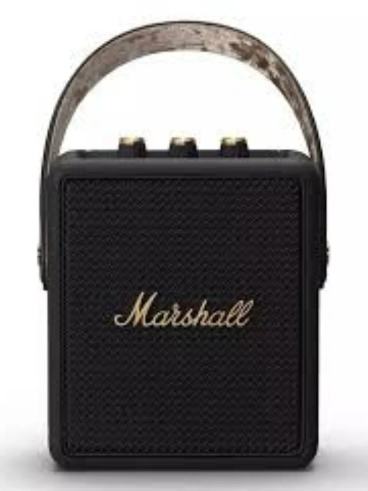 InShot_20250825_192757910 Kilburn II Portable Bluetooth Speaker 36 Watt (Black & Brass) - Image 1