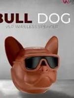UBON Wireless Party Speaker, Bull Dog DG-47, Portable Bluetooth Speaker with 4Hrs Non-Stop Music, Support FM Radio, USB & TF Card, AUX Input, Portable Speaker for Travel, Home & Outdoor Party (Beige)
