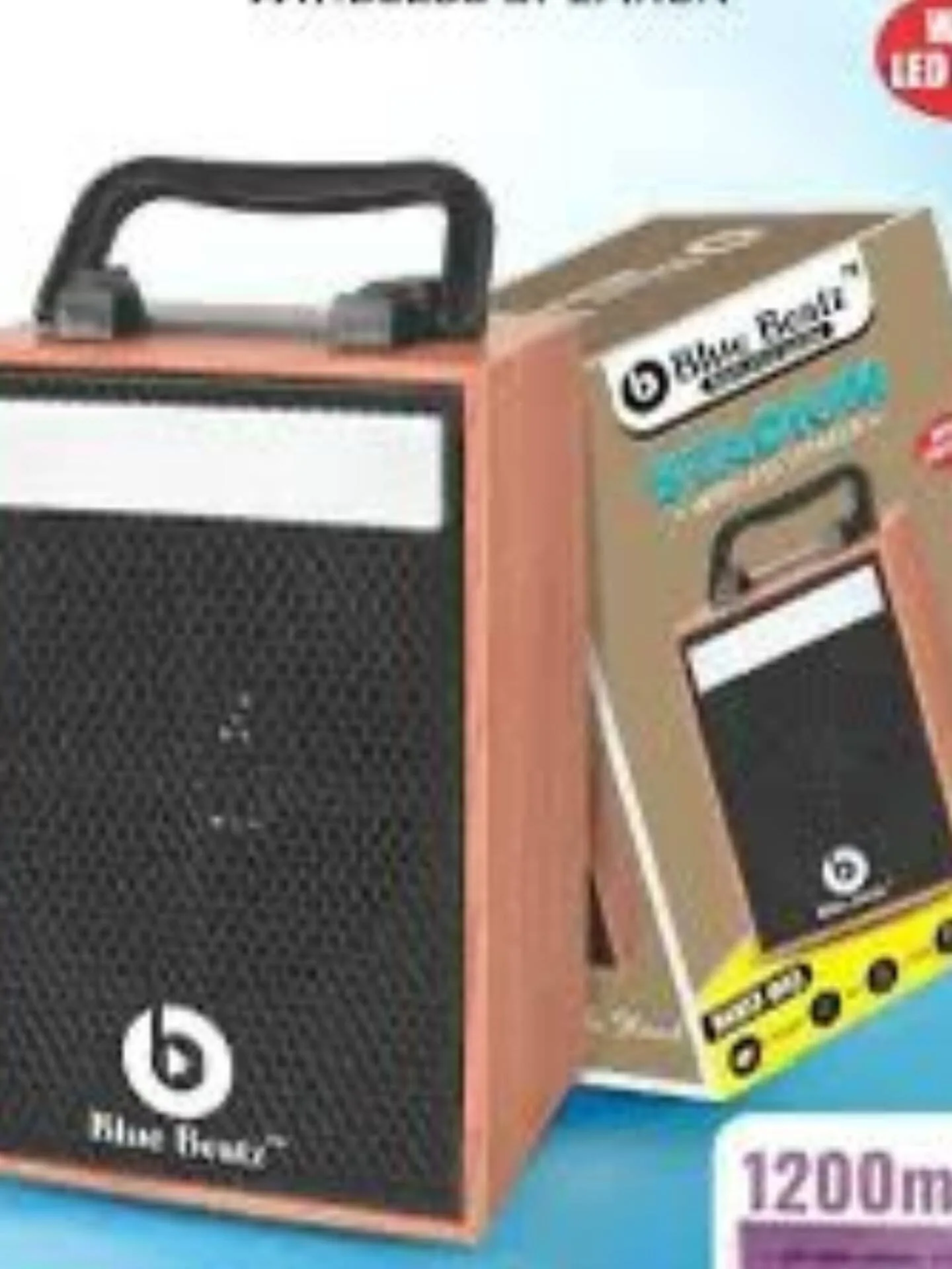 InShot_20250825_192833456 Wireless Yoroto Model Yo 578 with Extra Bass Portable Waterproof/Splash Proof Wireless Speaker with Bluetooth in Brown Colour - Image 1