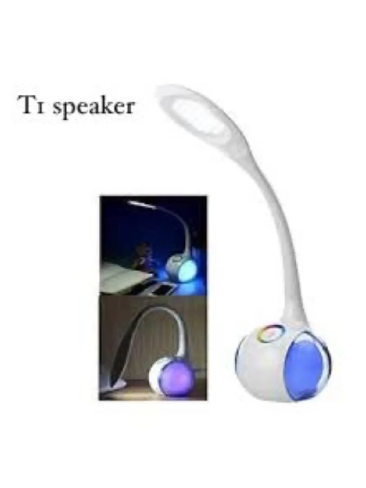 Techzo White Multi Function Speaker with RGB Light TZ-03 - Image 2