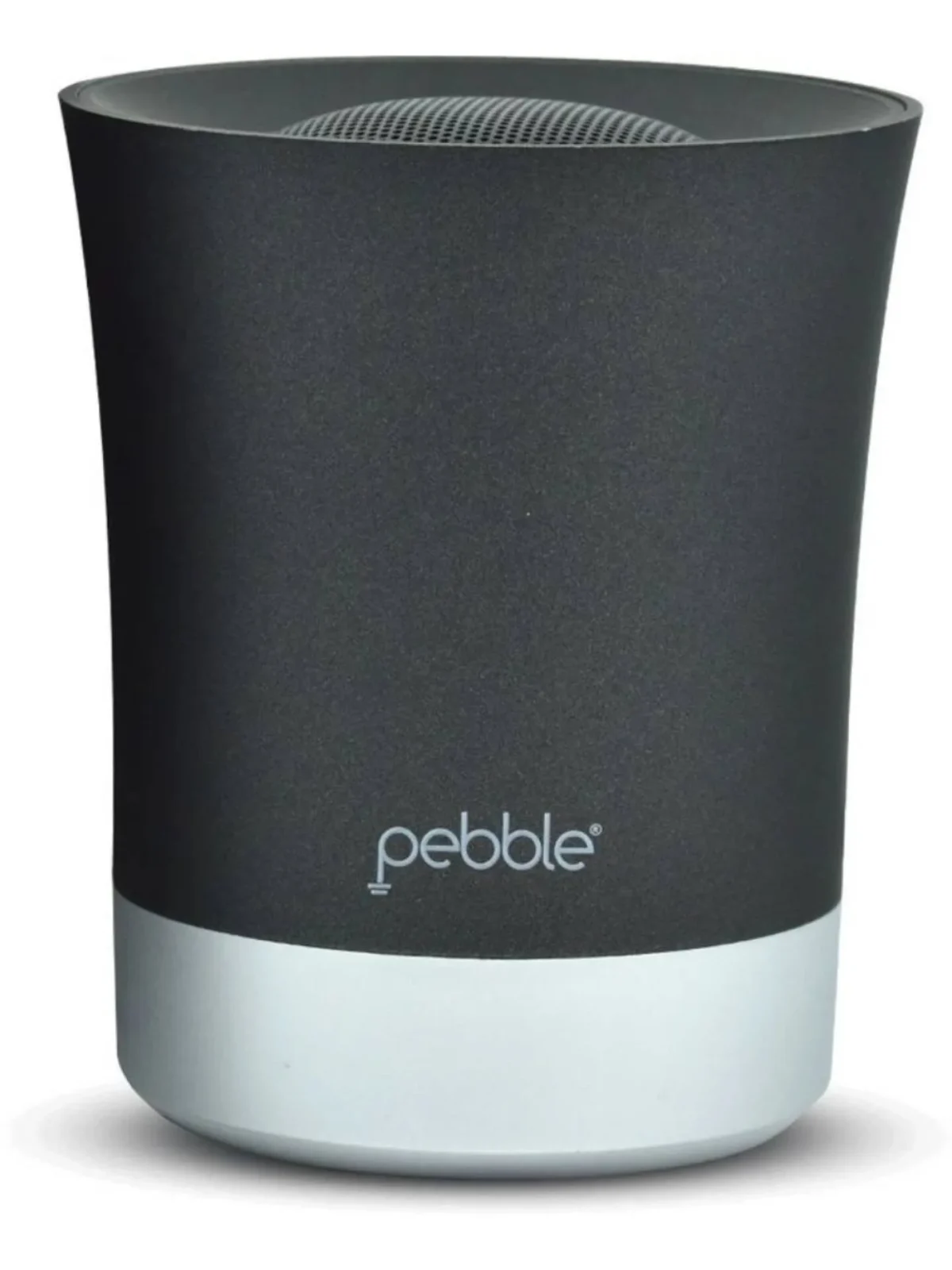 Pebble Sync - Wireless Portable Bluetooth Speaker with Microphone/USB/FM/SD Card Reader/AUX in (Silver) - Image 2