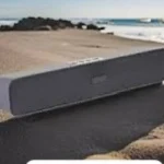 16W Bluetooth Sound bar Speaker, Dual Drivers + Dual Passive Radiators for Extra bass, Upto 12 Hr Playback, Call Function, Bluetooth 5.3, Aux, mSD, USB, FM & TWS (Grey) - eGate Soundbar